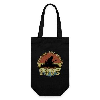 20th Birthday Rocking the crowd GIT 04/2005 - Gift Bag for Bottles - black - Front