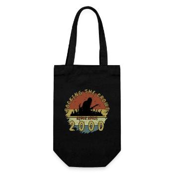 25th Birthday Rocking the crowd GIT 04/2000 - Gift Bag for Bottles - black - Front