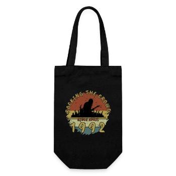 33rd Birthday Rocking the crowd GIT 04/1992 - Gift Bag for Bottles - black - Front
