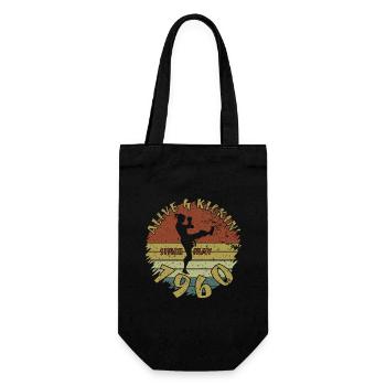 65. Geburtstag Alive and kickin since 05/1960 - Gift Bag for Bottles - black - Front