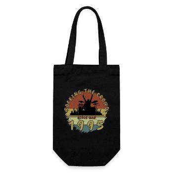 30th Birthday Rocking the crowd DRM 05/1995 - Gift Bag for Bottles - black - Front