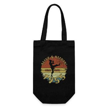 70. Geburtstag Vivant depuis 06/1955 - Sac à bouteille - noir - Devant