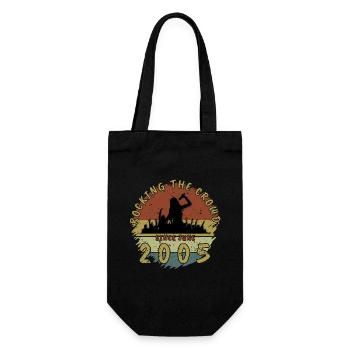20th Birthday Rocking the crowd SNG 06/2005 - Gift Bag for Bottles - black - Front
