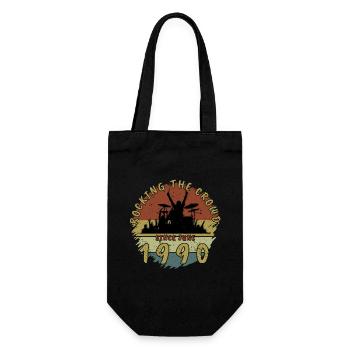 35th Birthday Rocking the crowd DRM 06/1990 - Gift Bag for Bottles - black - Front