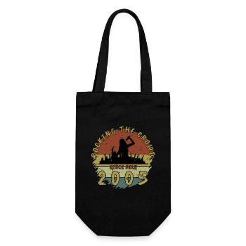 20th Birthday Rocking the crowd SNG 07/2005 - Gift Bag for Bottles - black - Front
