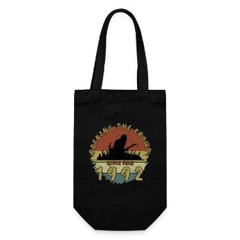 33rd Birthday Rocking the crowd GIT 07/1992 - Gift Bag for Bottles - black - Front