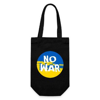 Pas de guerre en Ukraine - Sac à bouteille - noir - Devant