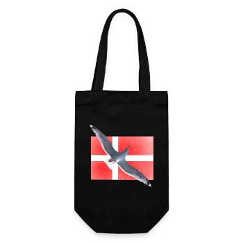 Denmark Seagull Danmark - Gift Bag for Bottles - black - Front