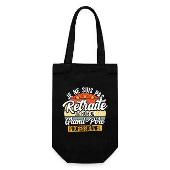 Grand-Père Professionnel Retraité Papy - Sac à bouteille - noir - Devant