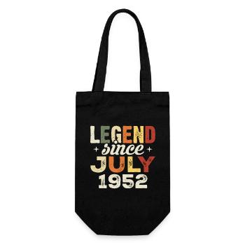 July 1952 Birthday Gift July 1952 Birthday - Gift Bag for Bottles - black - Front