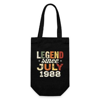 Cadeau d’anniversaire de juillet 1988 Anniversaire de juillet 1988 - Sac à bouteille - noir - Devant