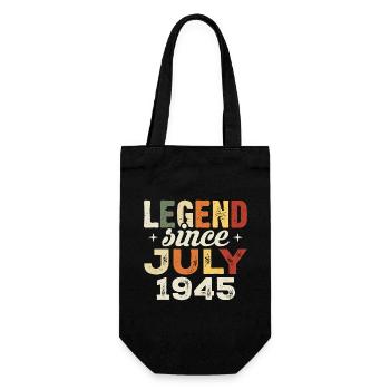 July 1945 Birthday Gift July 1945 Birthday - Gift Bag for Bottles - black - Front
