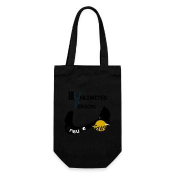 Freude & Happy - Geschenkbeutel für Flaschen - Schwarz - Vorne