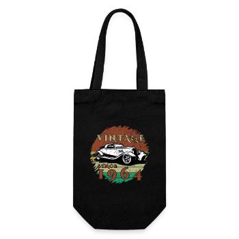 60e anniversaire Un classique - Millésime depuis 1964 - Sac à bouteille - noir - Devant