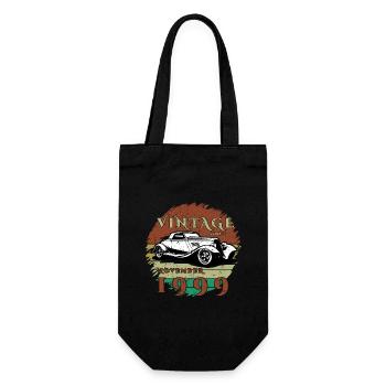 25th Birthday - Classic - Vintage since 11/1999 - Gift Bag for Bottles - black - Front