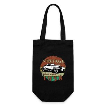 66e anniversaire - Classiques - Millésime depuis 11/1958 - Sac à bouteille - noir - Devant