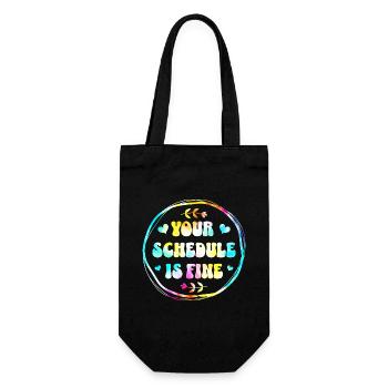 Conseil Scolaire Tie Dye Conseiller Scolaire - Sac à bouteille - noir - Devant