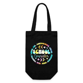 Tie Dye School Board Schulberater - Geschenkbeutel für Flaschen - Schwarz - Vorne