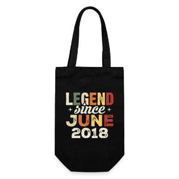 Juin 2018 Cadeau d’anniversaire Juin 2018 Juin 2018 - Sac à bouteille - noir - Devant