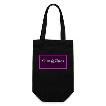 Calm & Chaos - Gift Bag for Bottles - black - Front