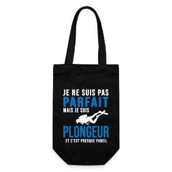 plongee parfait plongeur sport plongée sous marine - Sac à bouteille - noir - Devant