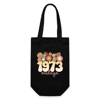 Retro Groovy 1973 Fête Anniversaire Femme 50 Ans - Sac à bouteille - noir - Devant