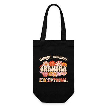 Grand-Mère Unique Originale Exceptionnelle Mamie - Sac à bouteille - noir - Devant