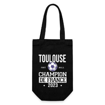 Cadeau foot joueur de foot parfait football - Sac à bouteille - noir - Devant