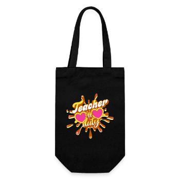 Enseignant En Congé Vacances Été - Sac à bouteille - noir - Devant