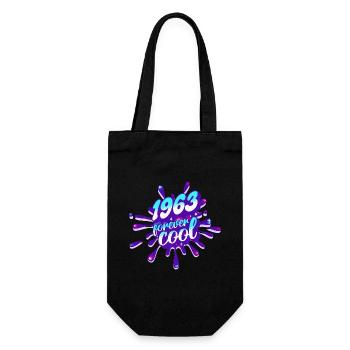Année Cool 1963 Anniversaire 60 Ans - Sac à bouteille - noir - Devant