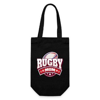 Mère Fan De Rugby Cadeau Maman Supportrice Rugby - Sac à bouteille - noir - Devant