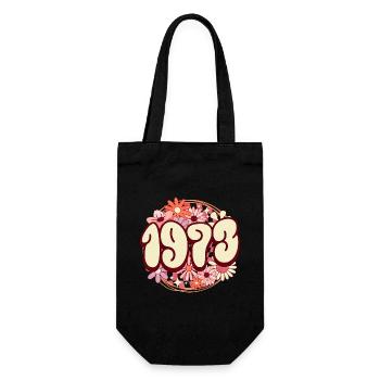 Fête Anniversaire Femme 1973 50 Ans Anniversaire - Sac à bouteille - noir - Devant