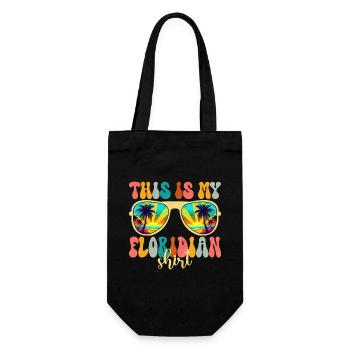 Loves Florida Summer Vacation - Gift Bag for Bottles - black - Front