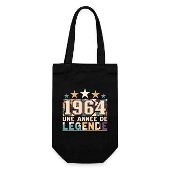 Année De Légende 1964 60 Ans Anniversaire - Sac à bouteille - noir - Devant