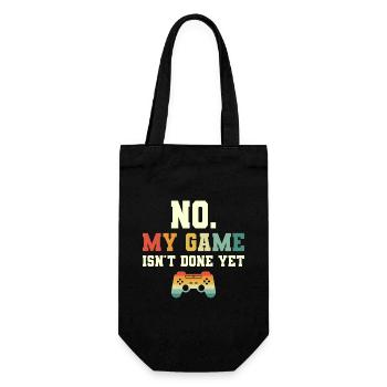 Humor Videospiel Geek Geschenk Junge Gamer - Geschenkbeutel für Flaschen - Schwarz - Vorne
