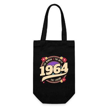 Année 1964 La Légende 60 Ans Anniversaire - Sac à bouteille - noir - Devant