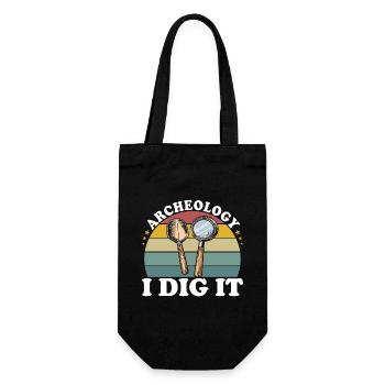 Fan Archaeology Humor Archaeologist - Gift Bag for Bottles - black - Front