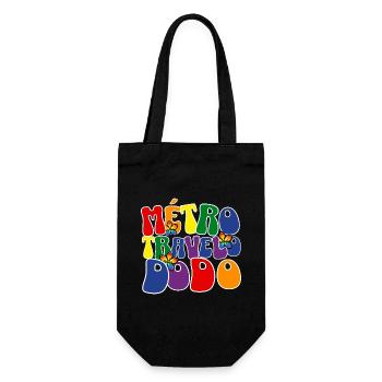 Arc-En-Ciel LGBT Métro Travelo Dodo - Sac à bouteille - noir - Devant