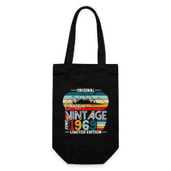 Original Juin 1969 Millésime 1969 Anniversaire 1969 - Sac à bouteille - noir - Devant