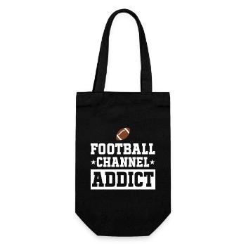 Love to watch American football - Gift Bag for Bottles - black - Front