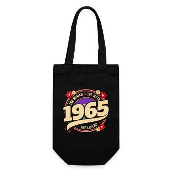 Millésime 1965 Légende 60 Ans Anniversaire Femme - Sac à bouteille - noir - Devant