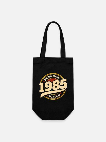 Millésime Année 1985 Légende 40 Ans Anniversaire - Sac à bouteille - noir