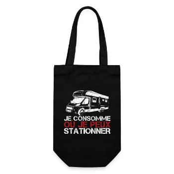 Humor Wohnmobil Park Reisen - Geschenkbeutel für Flaschen - Schwarz - Vorne