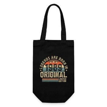 1989 Vintage Born Legends Vintage anniversaire - Sac à bouteille - noir - Devant