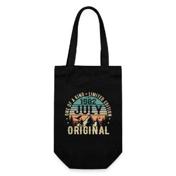 Anniversaire de juillet 1982 Cadeau d'anniversaire de juillet 1982 - Sac à bouteille - noir - Devant