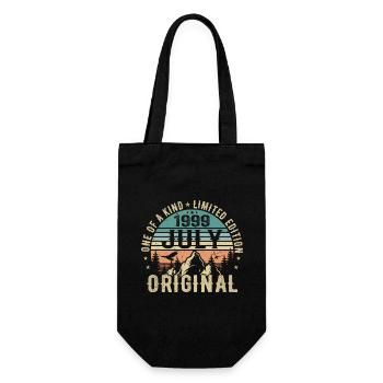 Juli 1999 Geburtstag Juli 1999 Geburtstagsgeschenk - Geschenkbeutel für Flaschen - Schwarz - Vorne