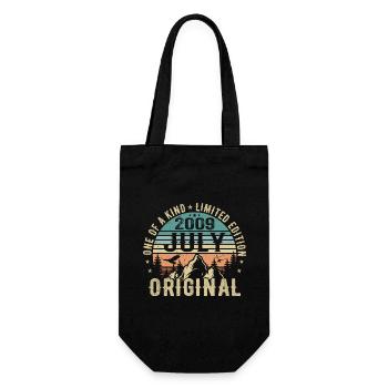 July 2009 Birthday July 2009 Birthday Gift - Gift Bag for Bottles - black - Front