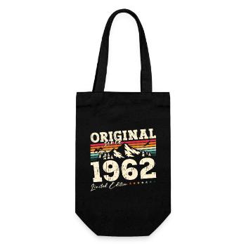 63ème anniversaire 62 Original 1962 Millésime 1962 - Sac à bouteille - noir - Devant