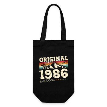 38ème anniversaire Original Juin 1986 Millésime 1986 - Sac à bouteille - noir - Devant
