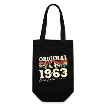 61 . Anniversaire Original 1963 Millésime 1963 - Sac à bouteille - noir - Devant